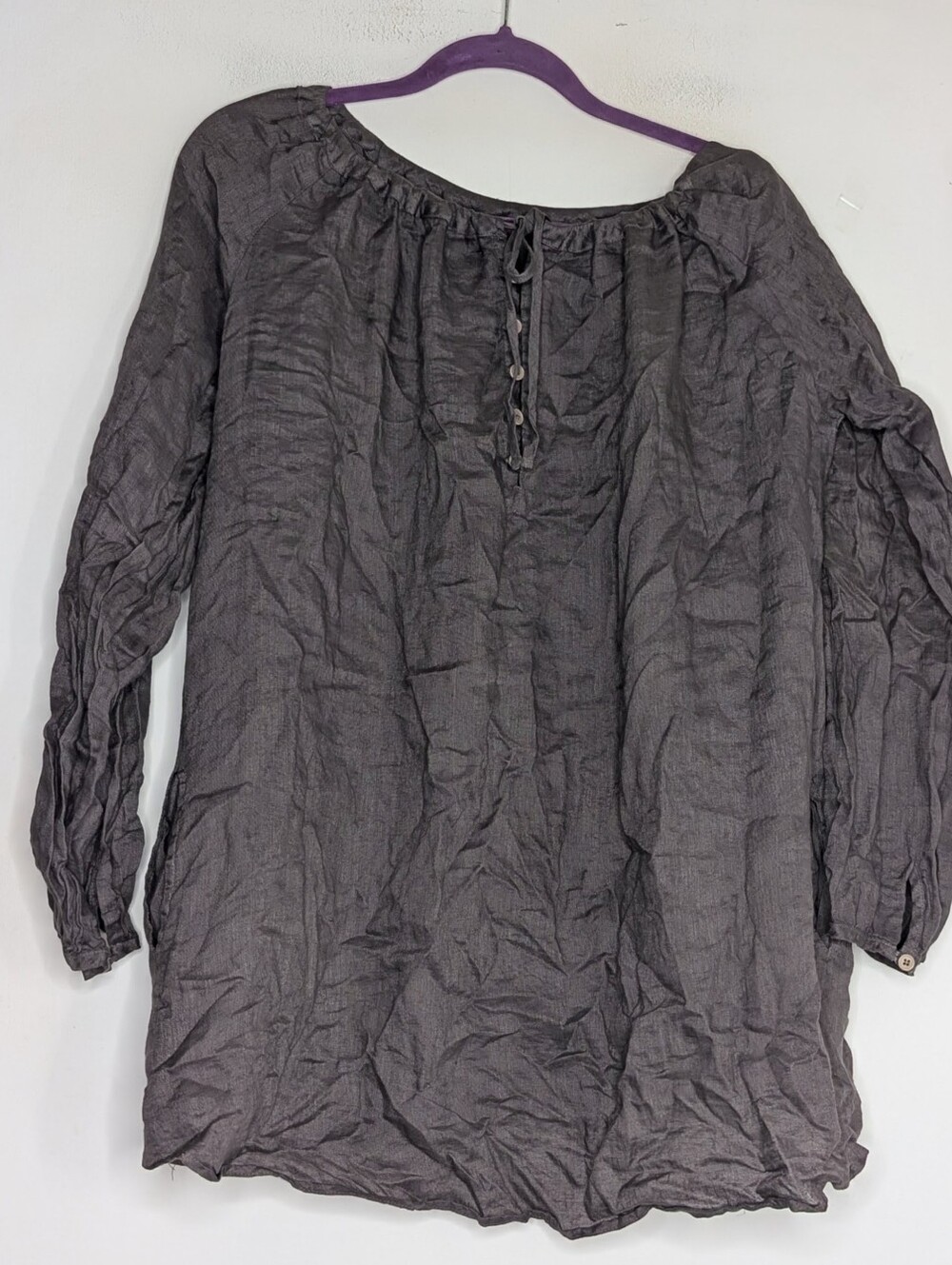 CP Shades Teton tunic in charcoal w/ pockets , size medium
